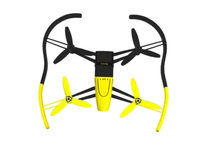 Parrot Bebop Drone 3D Model Yellow 3D model