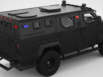 SWAT Truck Pit-Bull VX 3D model