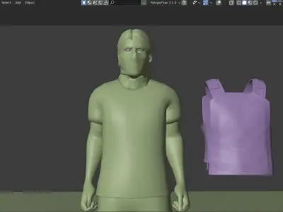 man soldier 3D model