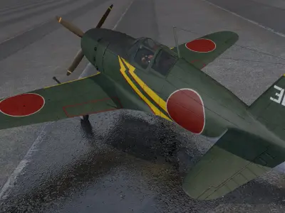 Mitsubishi J2M3 Raiden - aka Jack 3D model