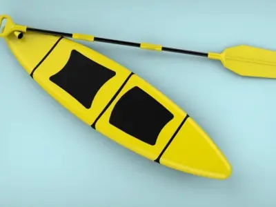 The Best Paddle Board Free 3D model