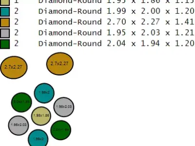 Diamond Fly Pendant 3D print model