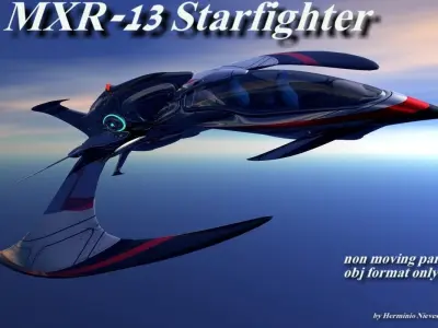 MXR-13 Starfighter 3D model