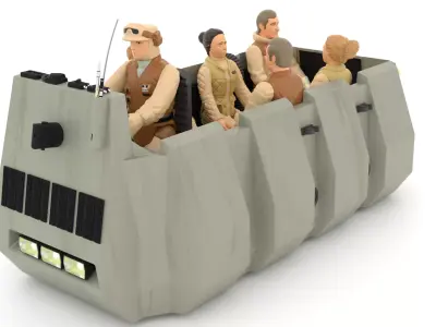 Echo Base Rebel Personnel Carrier 1-18 scale Hasbro Kenner 3D print model