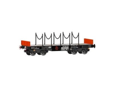 Flat wagon 3D model