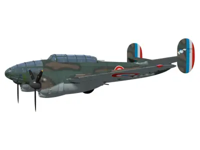 Bloch MB174 3D model