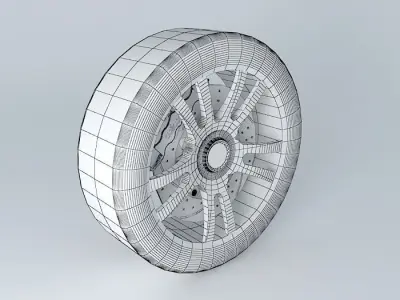 NEG sport wheel Free 3D model