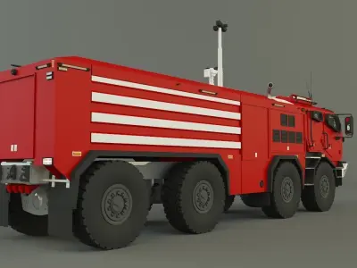 Titan Fire Truck 3D model