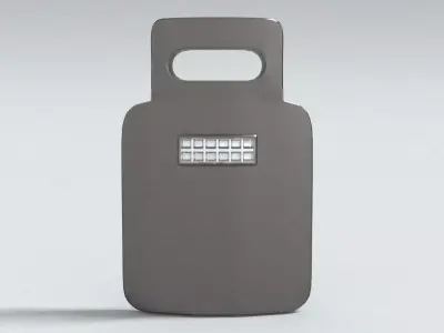 laos Game Ballistic Shield Low-poly 3D model