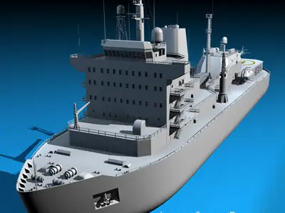 Icebreaker ship 3D model