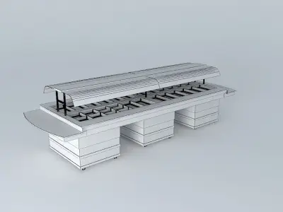 Kit010 Mesa Self Service por: Alex Marques Free 3D model