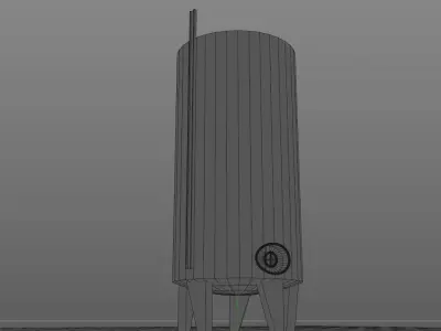 Product Tank Low-poly 3D model