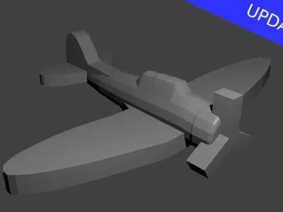 Japanese D3A Val Dive Bomber Free 3D print model