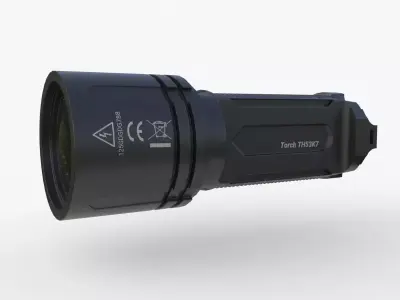 Torch Military Vray 3D model