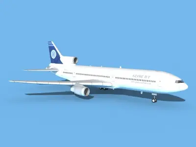 Lockheed L-1011 TriStar GlobeJet 3D model