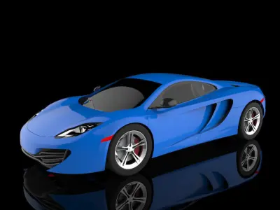 McLaren MP4 Free 3D model