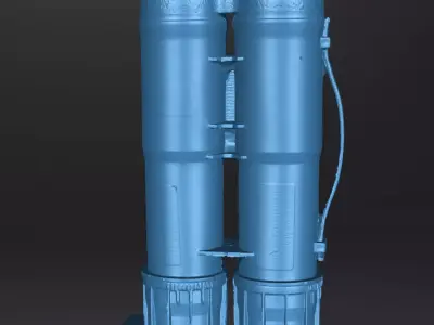 Carl Gustav 84mm Ammo Carry Case Free 3D model