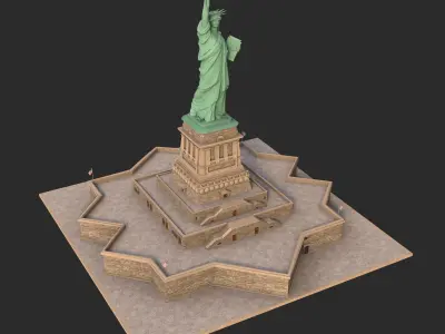 Statue of Liberty 3D model