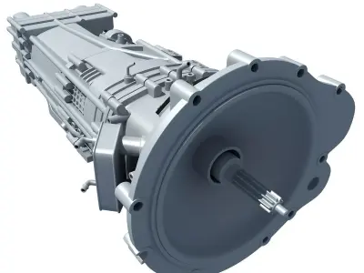 3D Gear Transmission 51 3D model