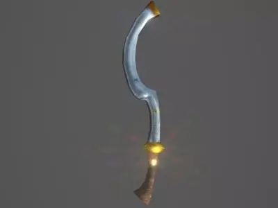 pharaonic sword Khopesh Low-poly 3D model