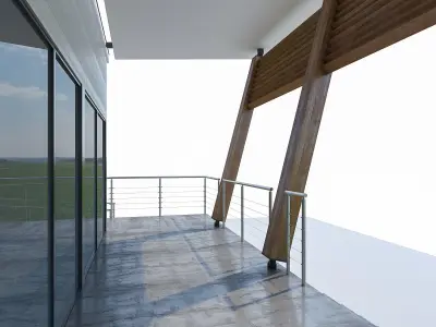 Small Office Building 01 Low-poly 3D model