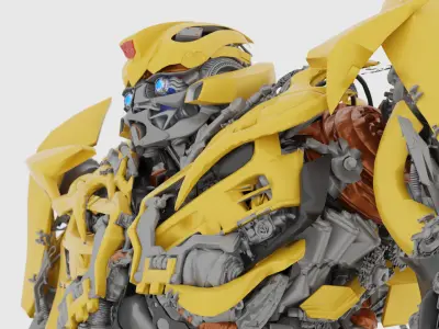 Bumblebee Transformer High-Detail 3D model
