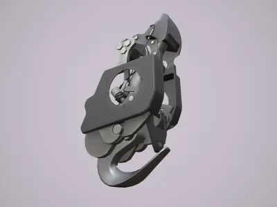 Helicopter Cargo Hook Low-poly 3D model