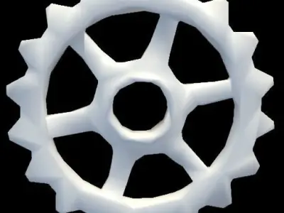Gears - Free Free low-poly 3D model