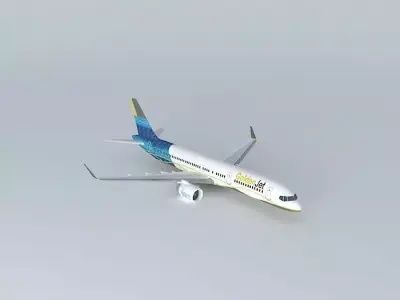 GoldenJet Paralympics Boeing 757 217W Free 3D model