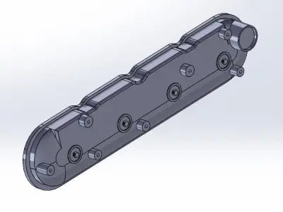 LS Valve Cover Passenger side 3D model