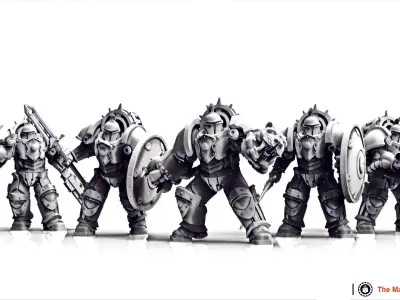 Black Knights - Paladin Squad 3D print model