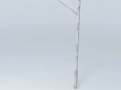 Lamppost street pole Free 3D model