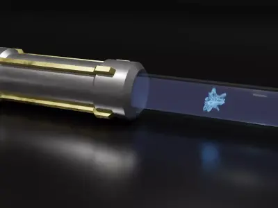 Coaxium Hyperfuel Container Low-poly 3D model