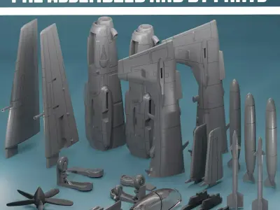 EMB-314 A29 SUPER TUCANO TWINS PACK V2 3D print model