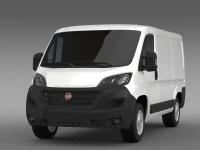 Fiat Ducato Van L1H1 2017 3D model