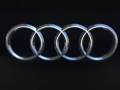 Audi Logo 3D model