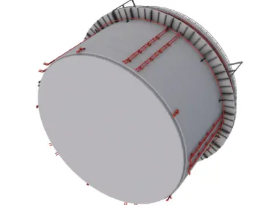 Industrial Silo 3D model