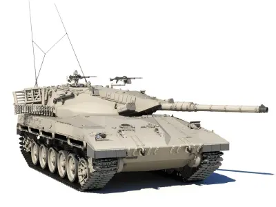Merkava Battle Tank Mk1B 3D model