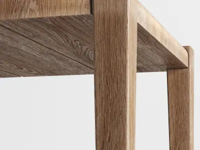 Square coffee table large by GOMMAIRE Free 3D model