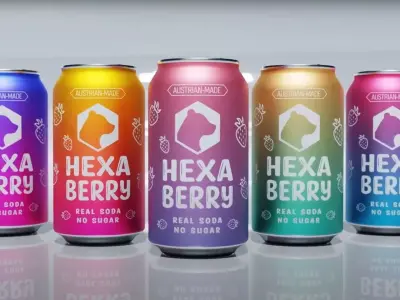 HexaBerry Sodacan Collection Free low-poly 3D model