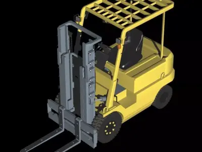 JMSDF Battery Fork Lift Trancer25 3D model