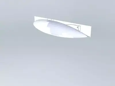 r 100 wall light with surface Free 3D model