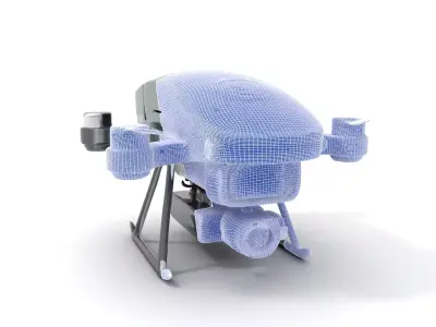 BorderBee Drone Explorer model pack Low-poly 3D model