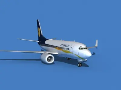 Boeing 737 MAX 7 Jet Airways  3D model