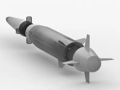 Kinzhal Kh-47M2 Low-poly 3D model