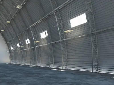 Hangar 3D model