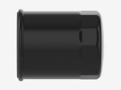 Oil filter 3D model