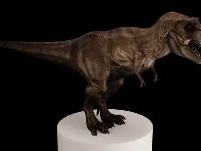 Rigged Tyrannosaurus Rex 3D Model 3D model