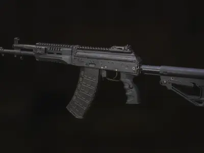 AK 12 Low-poly 3D model