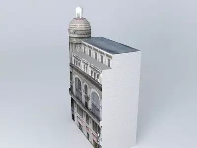 Snowball building 3D model